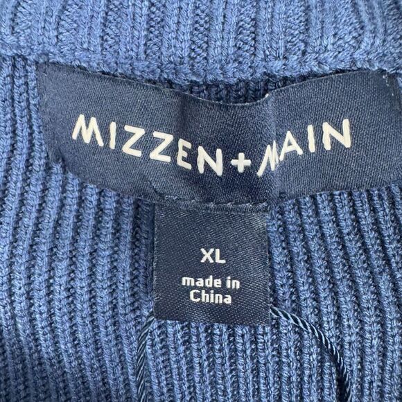 Mizzen+Main Blue Crewneck Sweater - Picture 2 of 9